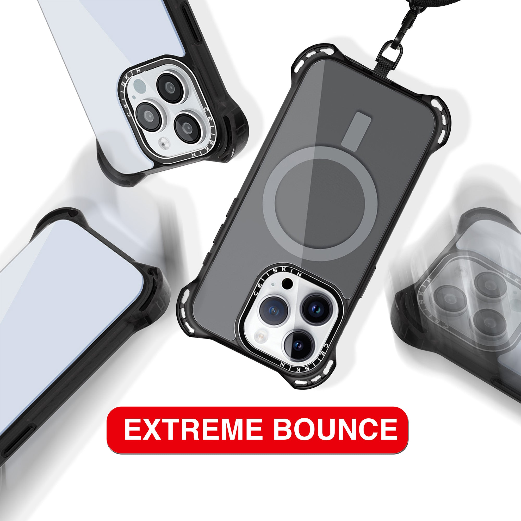 Extreme Bounce Cases - Transparent