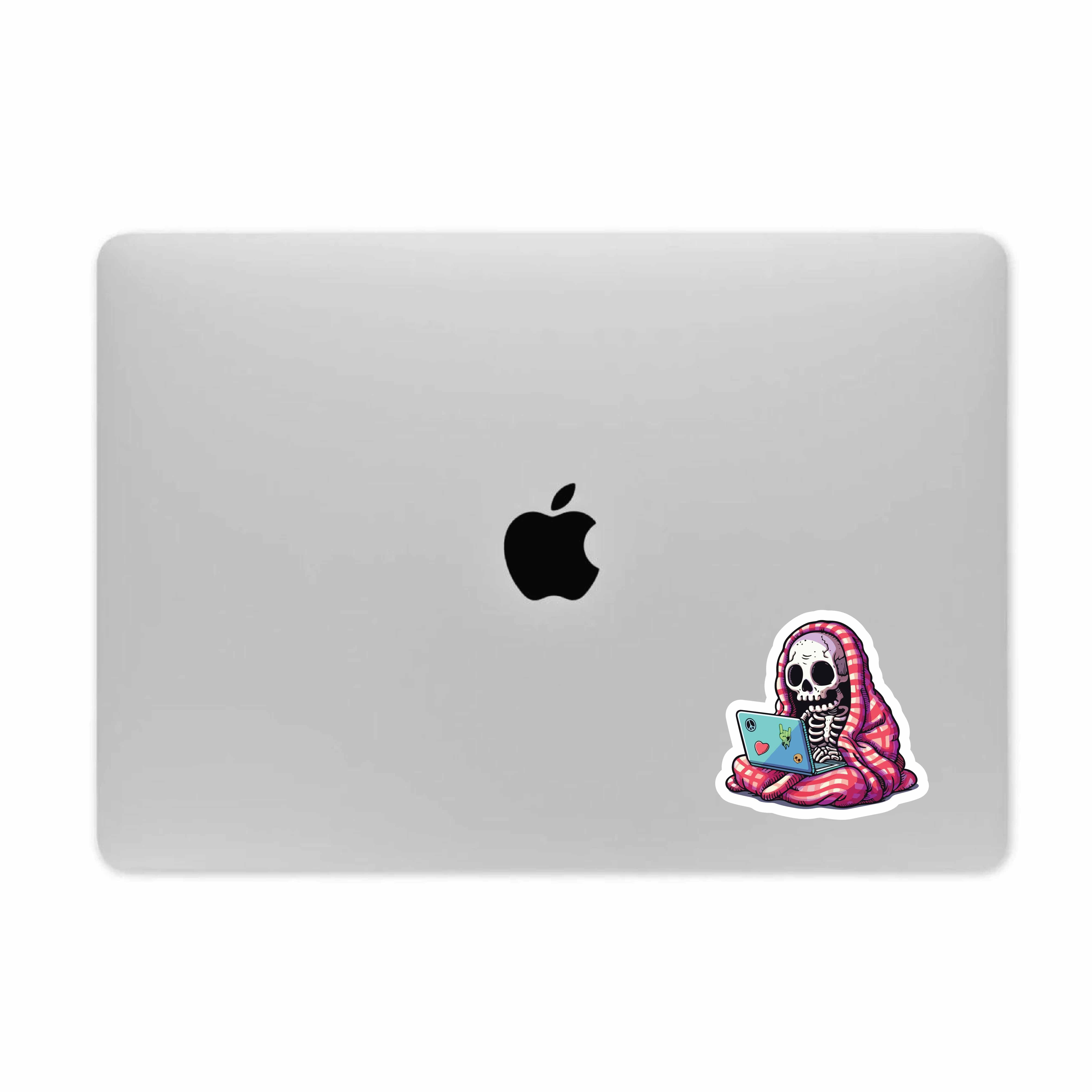 Skeletal Scroll Sticker