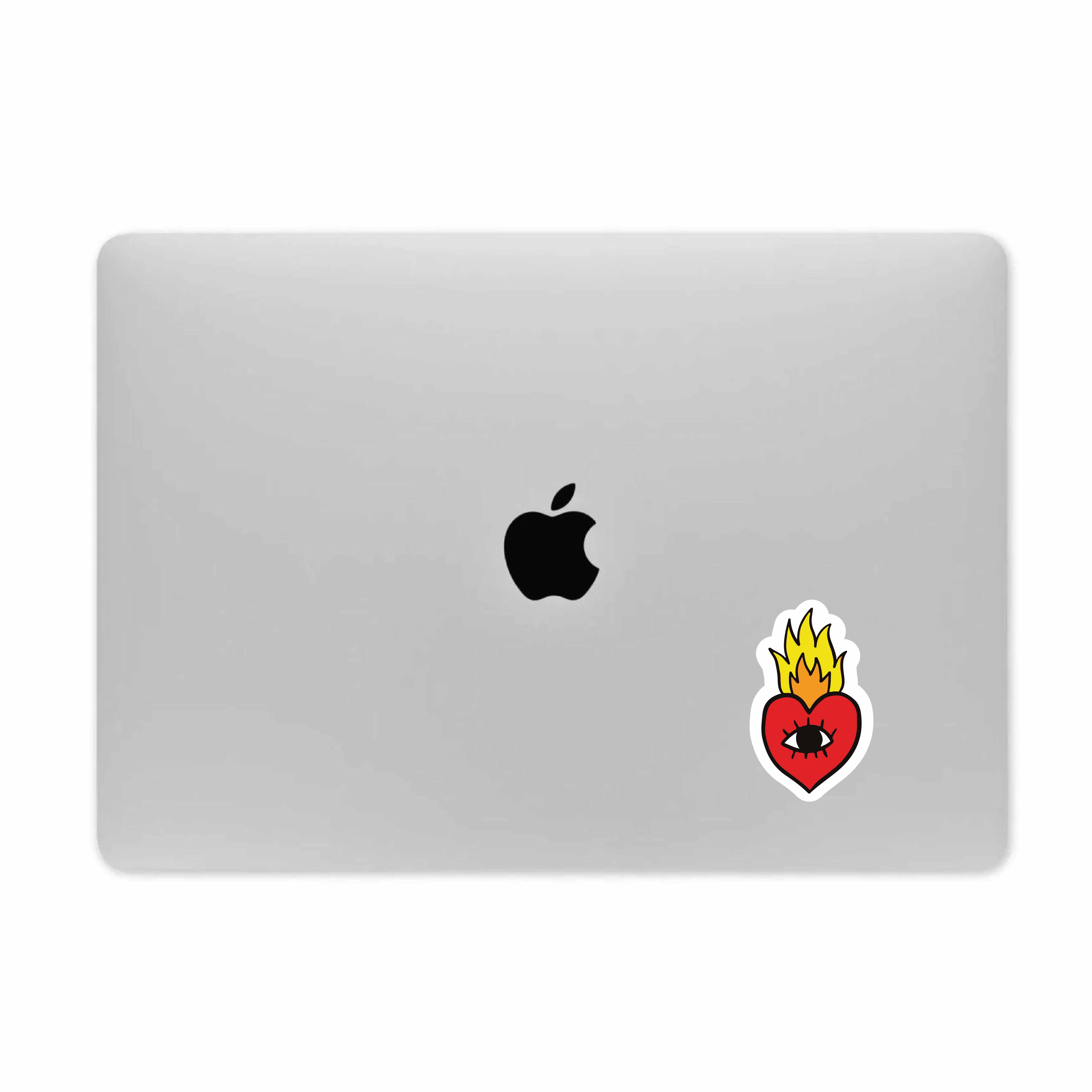 Fire Heart Sticker