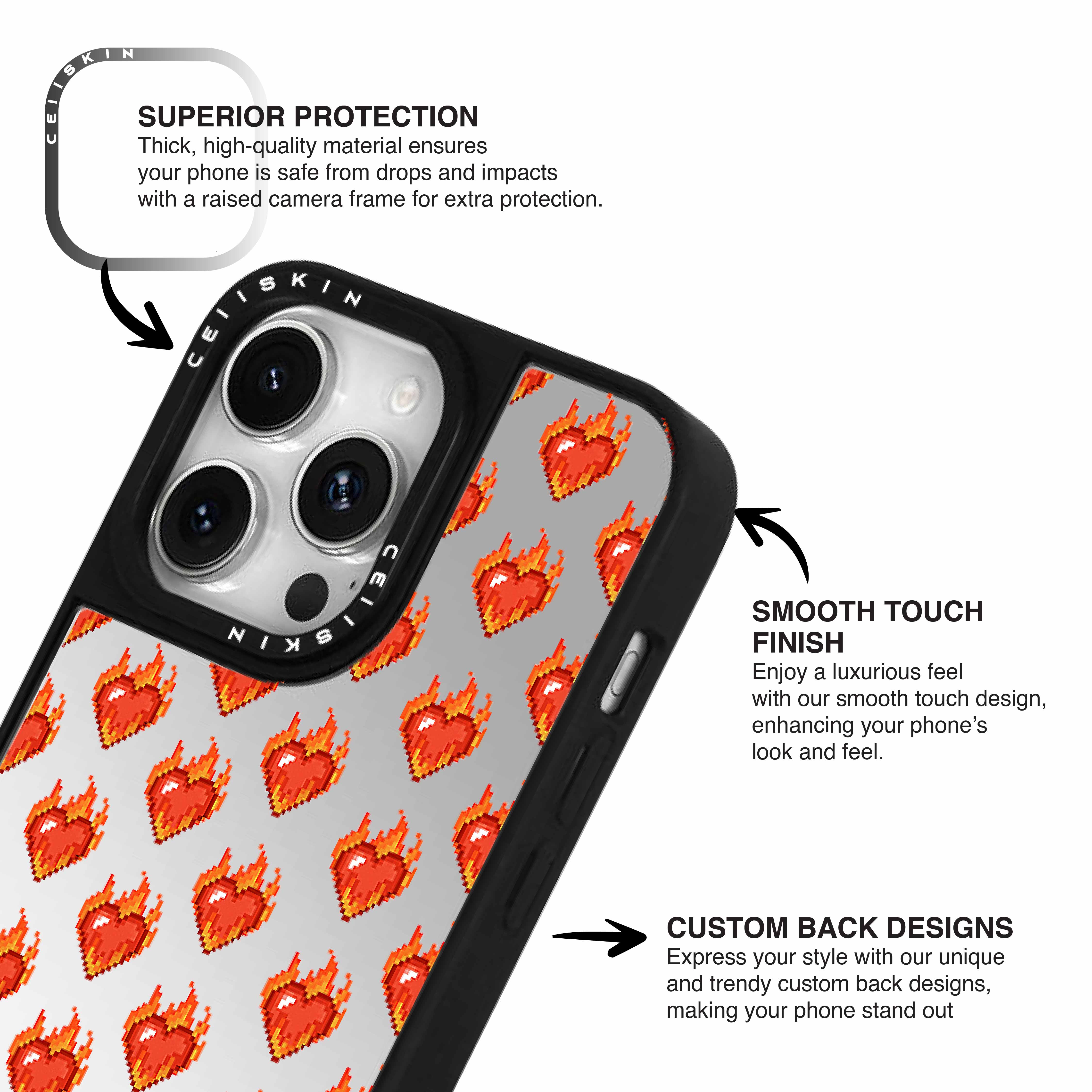 Pixel Love - Mirror Case