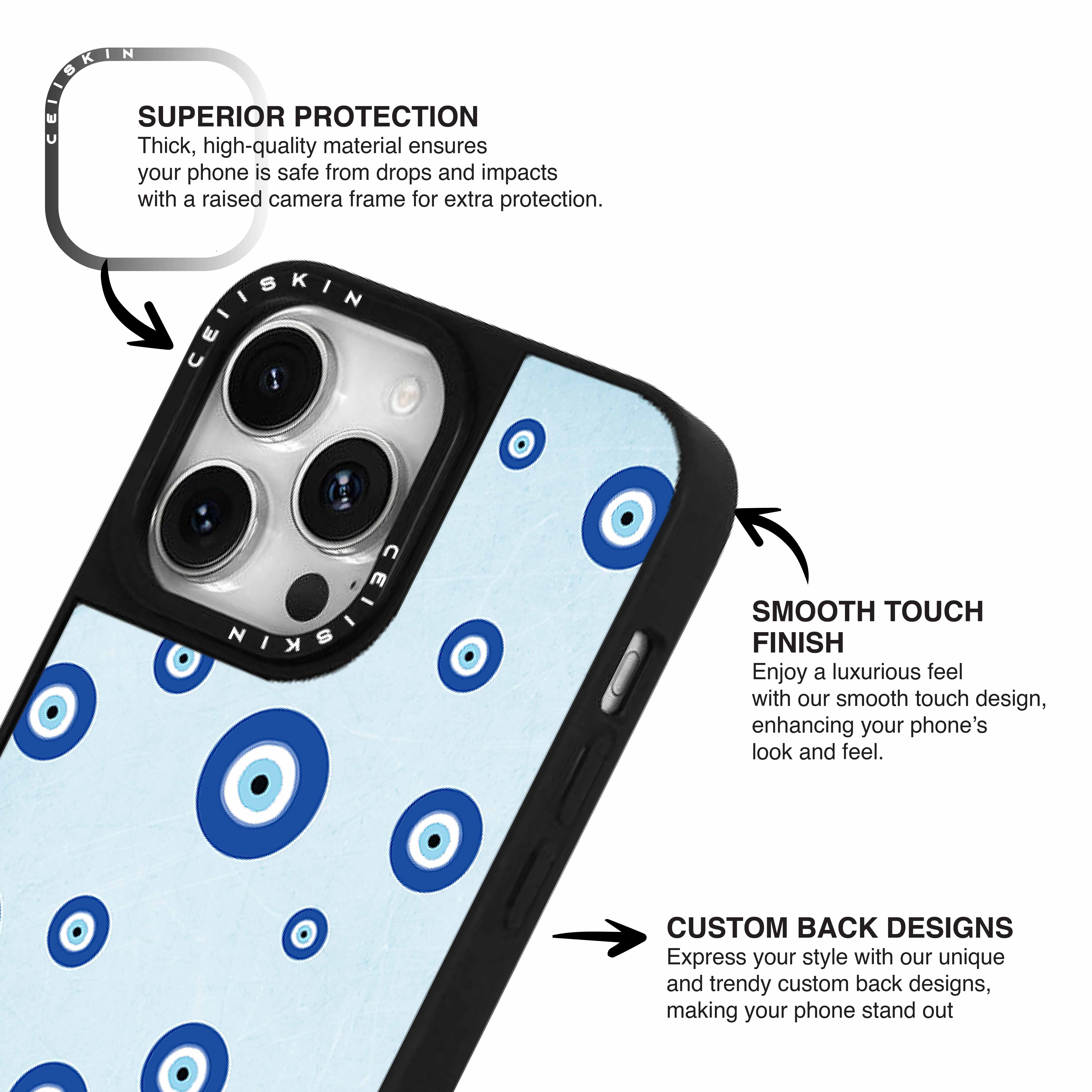 Blue Aura - Mirror Case