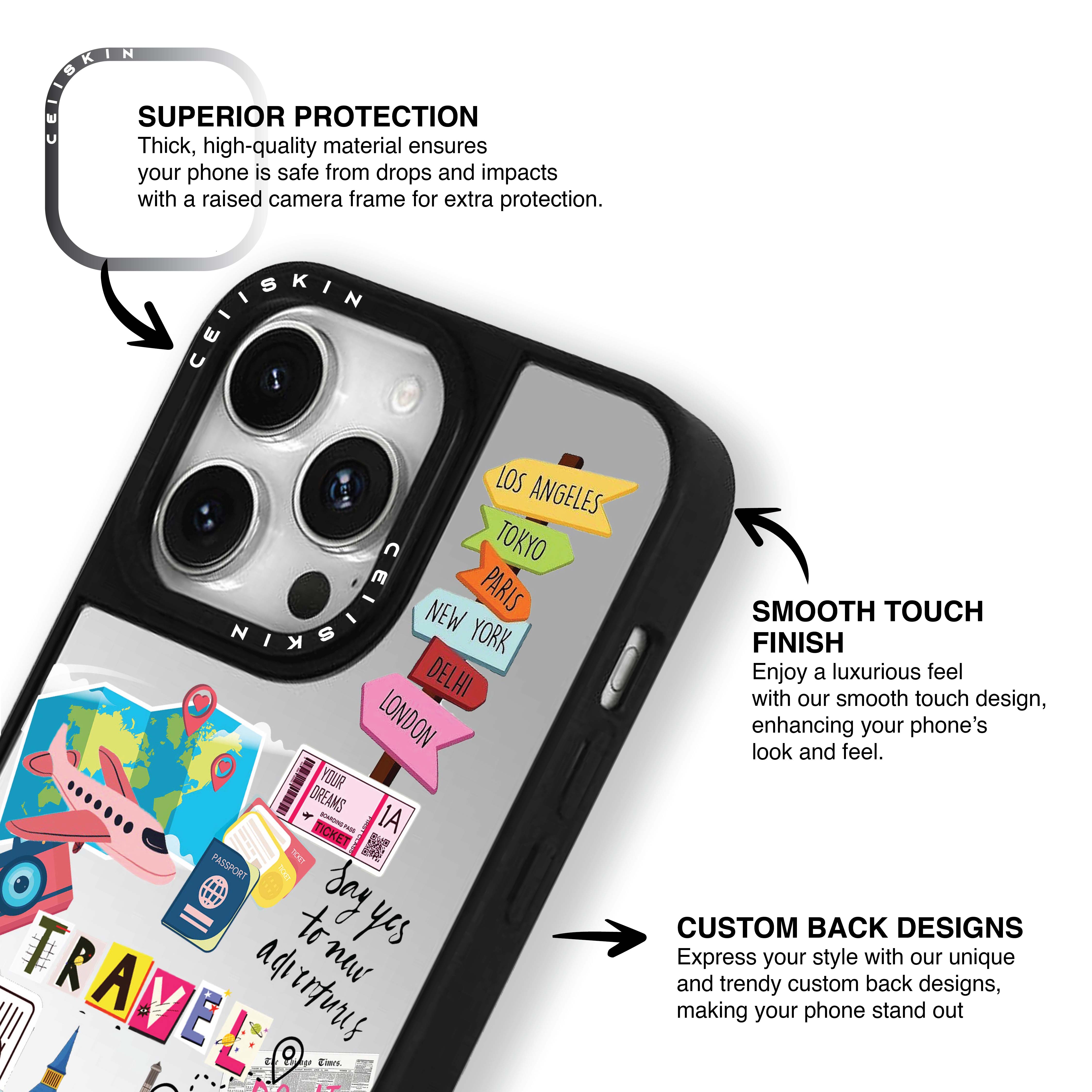 Travel Addict - Mirror Case