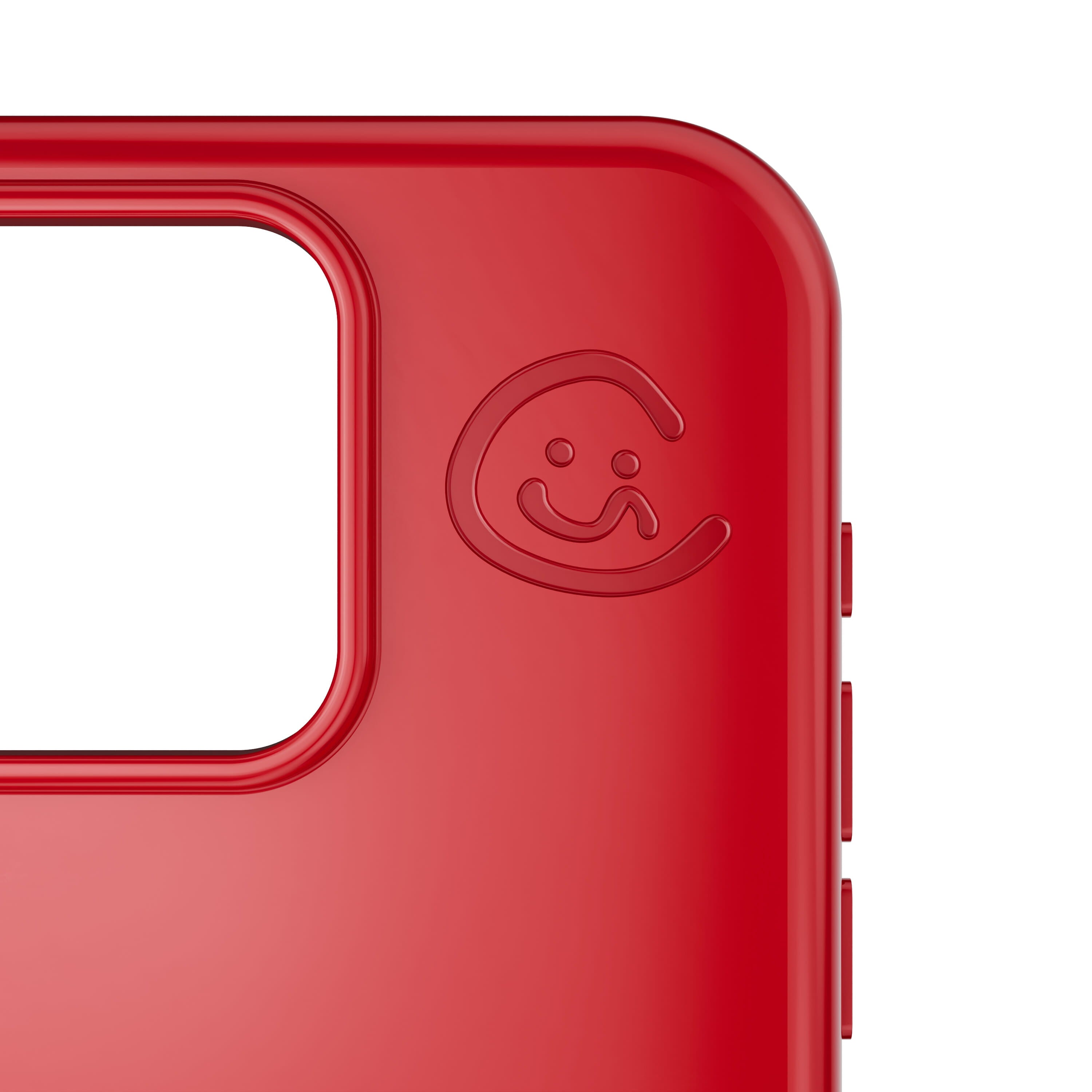 Sculpt Red - Leather Phone Case