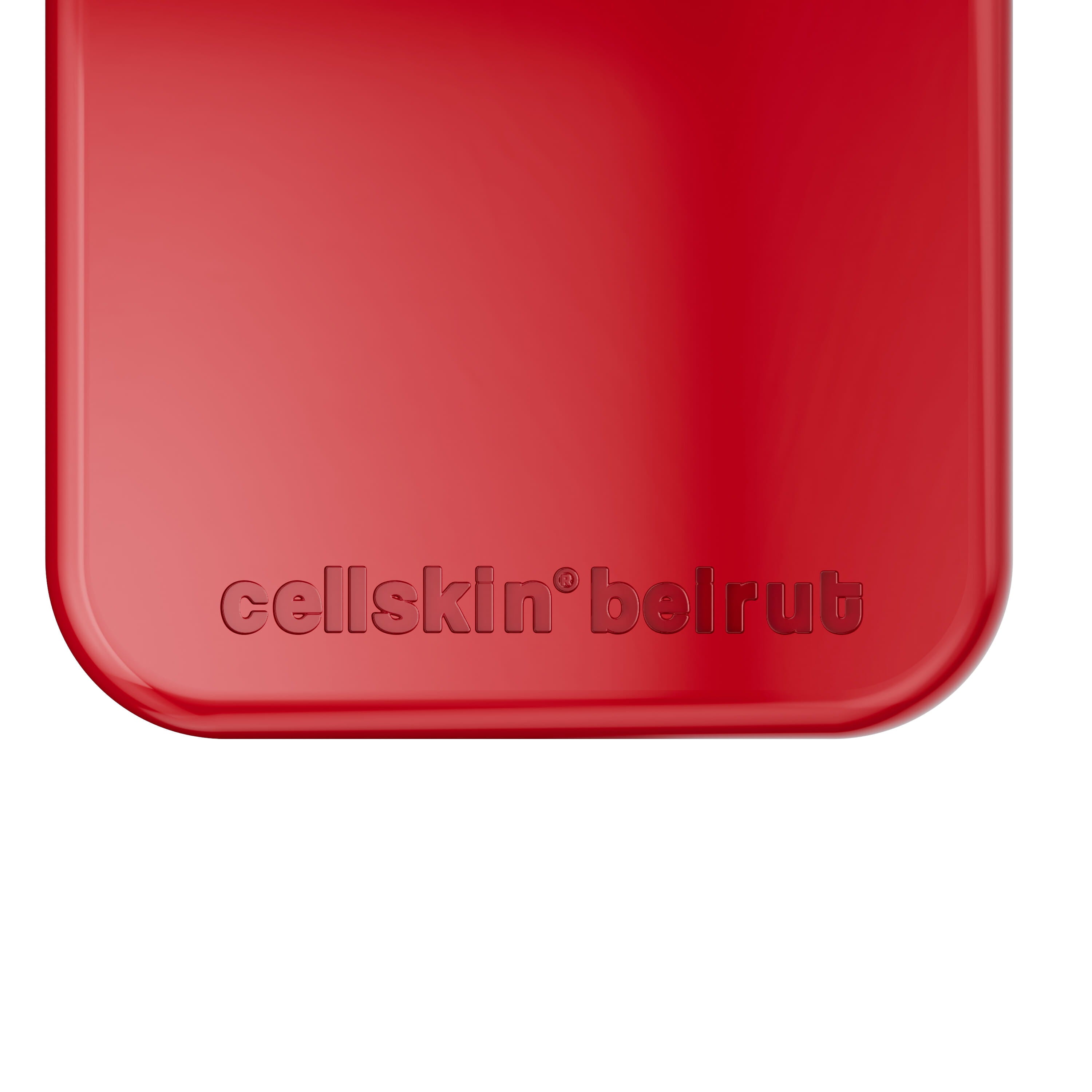 Sculpt Red - Leather Phone Case