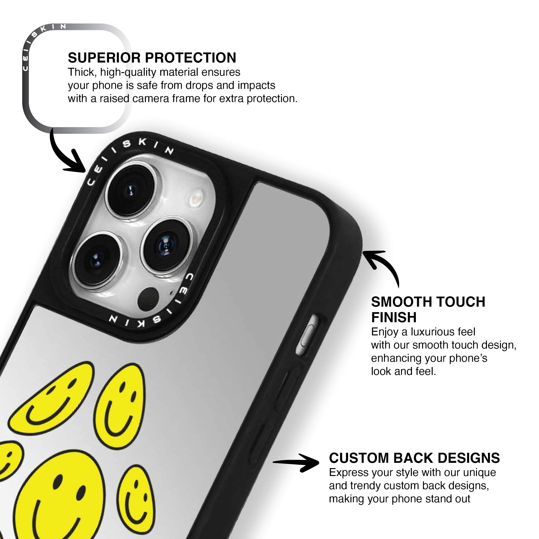 Smileys - Mirror Case