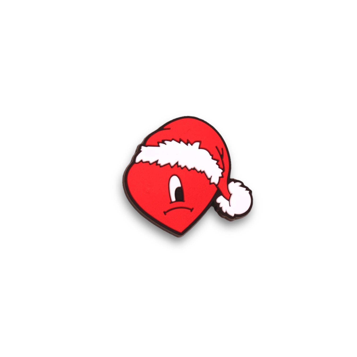 One Eye Christmas Heart Pin