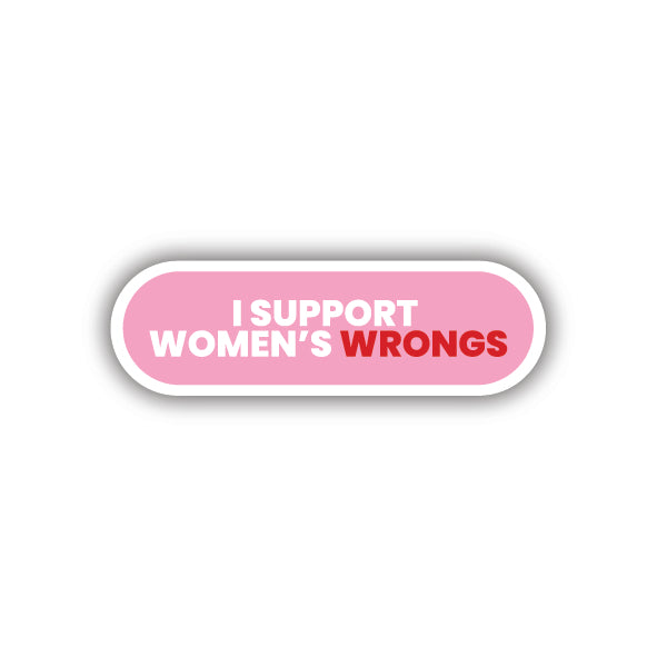 Women's Wrong Sticker