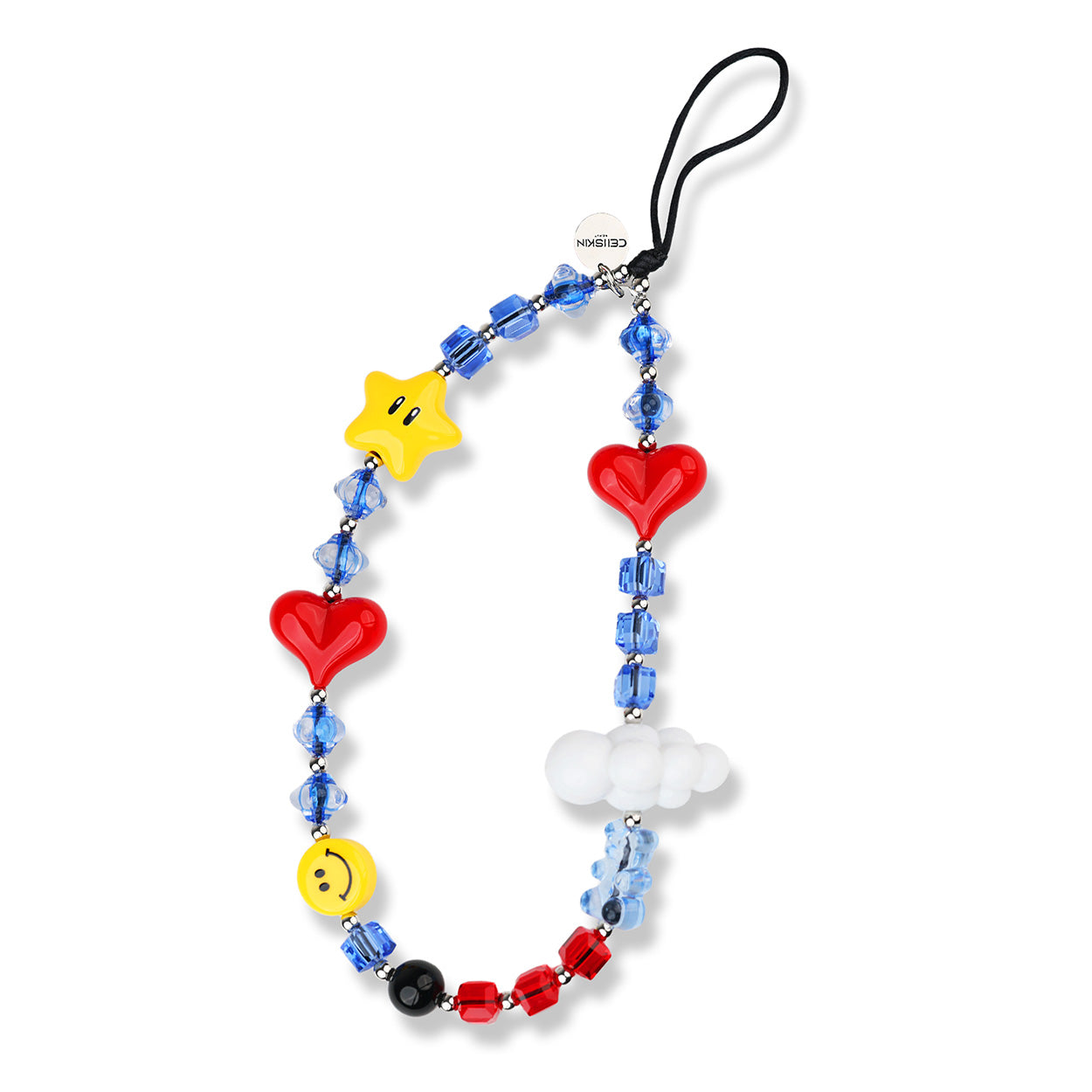 charm beads strap for iphone