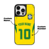 Brazil Jersey - Custom Design Case