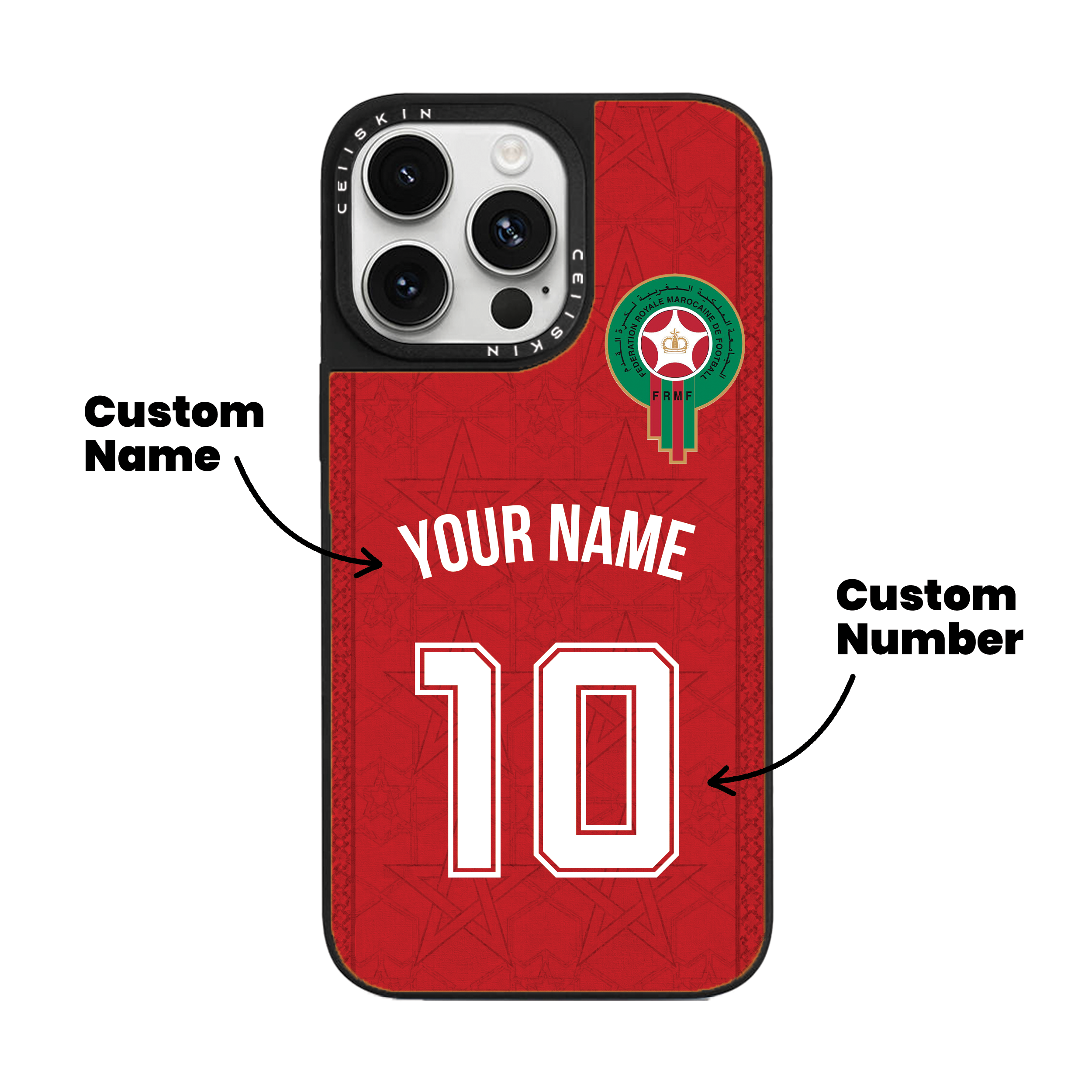 Morocco Jersey - Custom Design Case