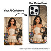 Your AI Caricature - Custom Mirror Case