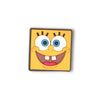 Square Sponge Bob Face Pin