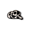 Cow print hat pin