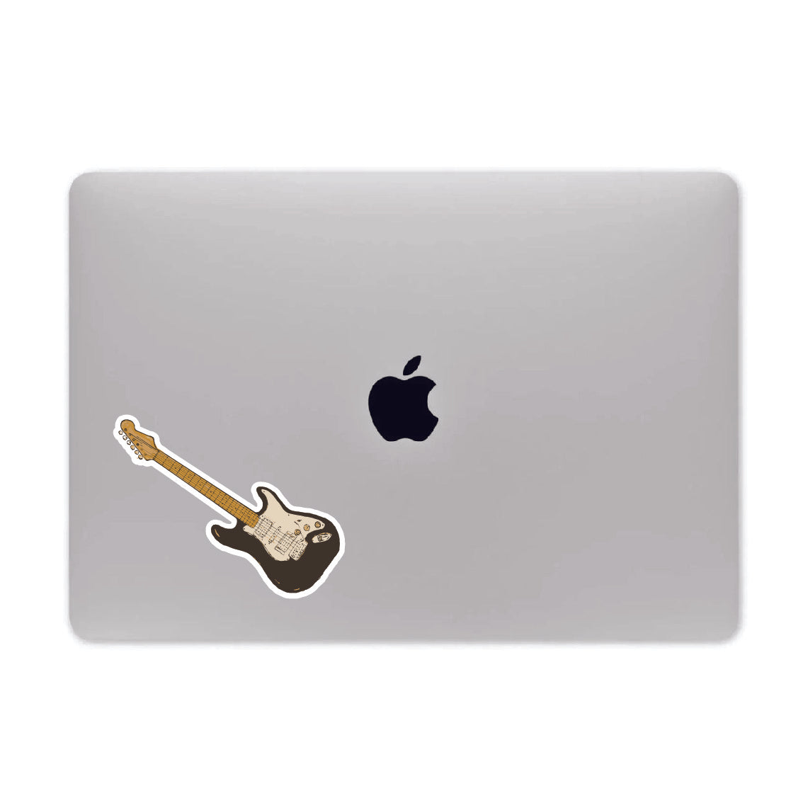 Black Guitar Sticker