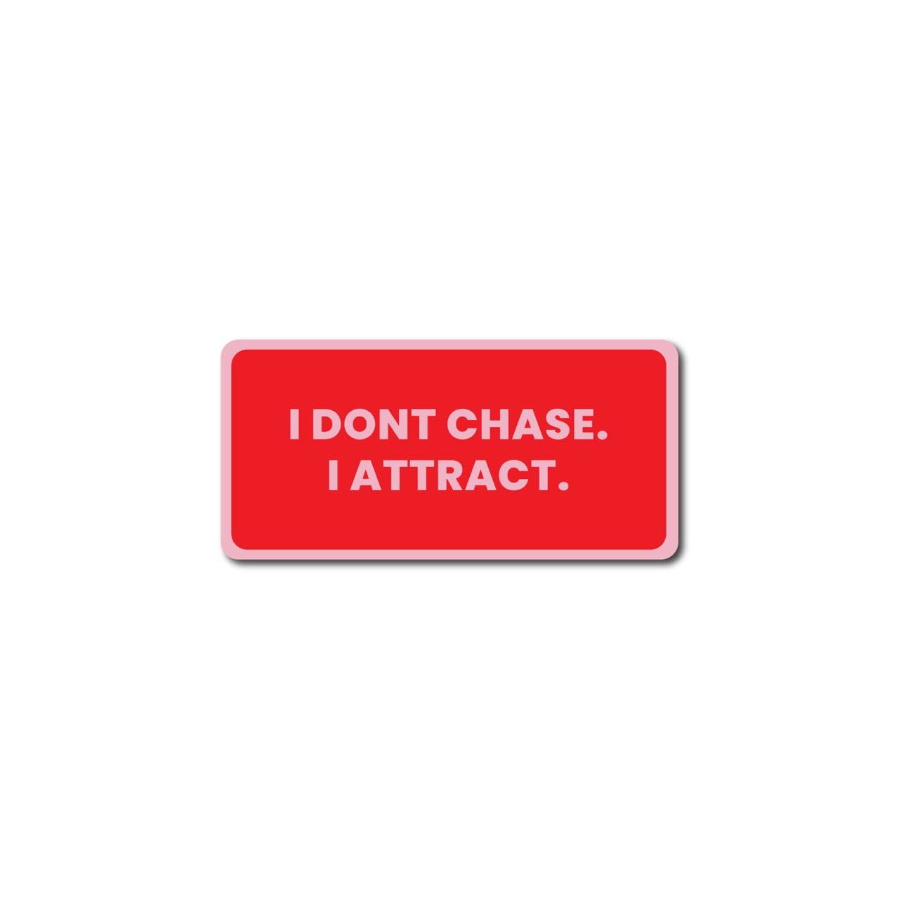 I Don't Chase Sticker