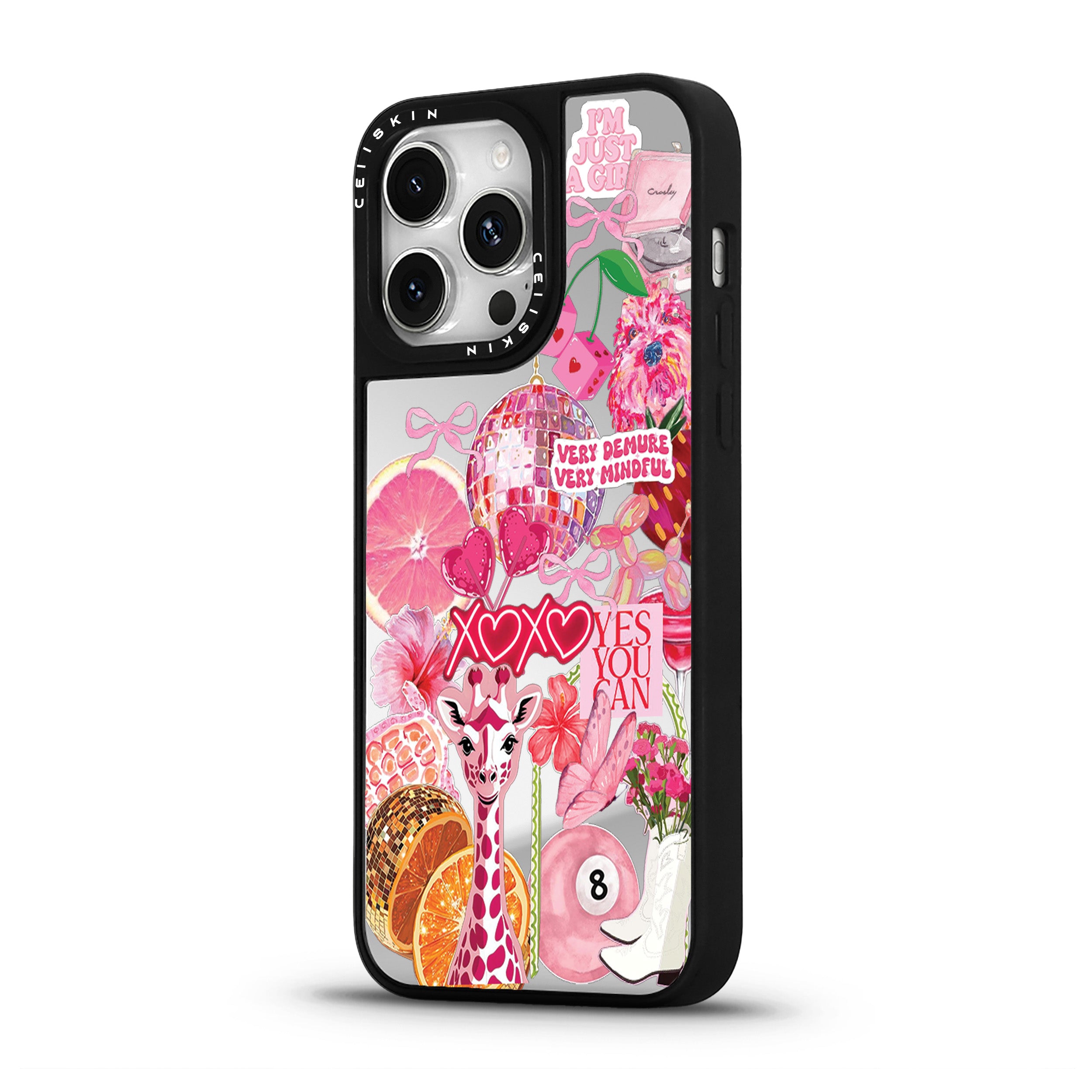 Pink Chaos - Mirror Case